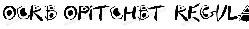 OCRB1OPitchBT Regula字体转换